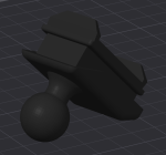 BLINDKAPPE FÜR VW GOLF MK2 MIT HANDYHALTERUNGVORRICHTUNG (KUGEL 8MM DURCHMESSER) – Bild 5