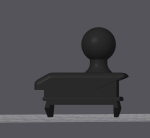 BLINDKAPPE FÜR VW GOLF MK2 MIT HANDYHALTERUNGVORRICHTUNG (KUGEL 8MM DURCHMESSER)